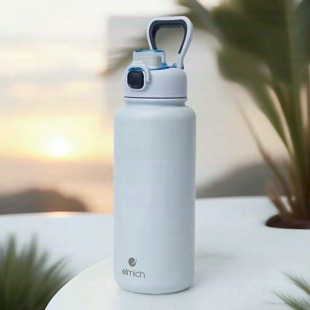 Bình Giữ Nhiệt Elmich EL-0914 / EDA1051 Inox 304 Có Ống Hút, Quai Xách Giữ Nóng Lạnh Chính Hãng
