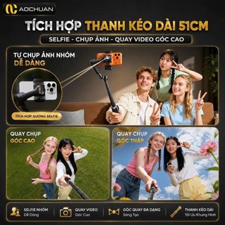 Gimbal Smart X3 Pro, Gimbal Chống rung điện thoại, Gậy chống rung dành riêng cho chụp ảnh,quay video