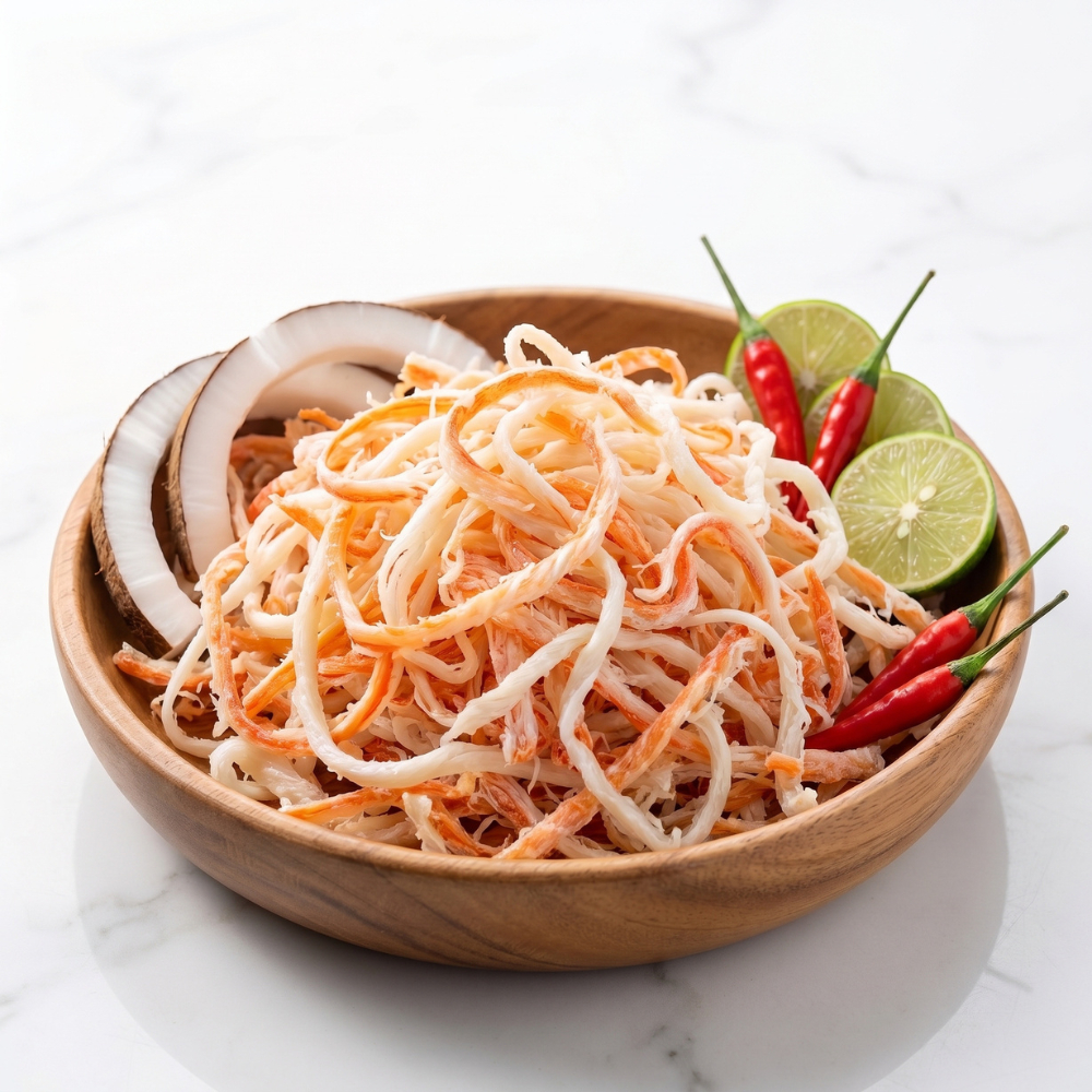 Khô Mực Hấp Nước Dừa Giòn Thơm – Khô Mực MEVINA Chuẩn Vị Biển, Ngon Từng Miếng