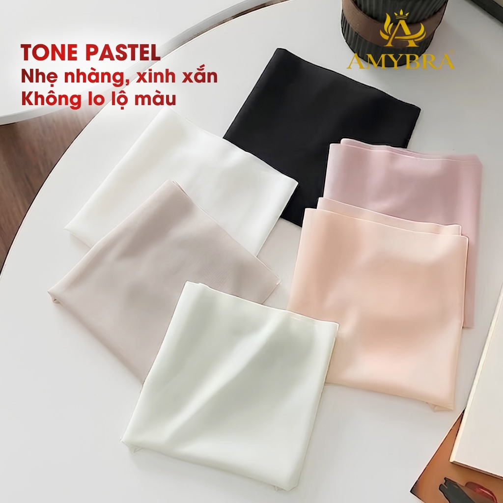 Quần Lọt Khe Su Thạch Không Lộ Viền - Quần Chip Nữ Mỏng Nhẹ Không Đường May Tinh Tế AMYBRA L617
