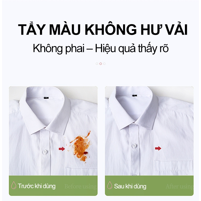 Bột Tẩy Trắng Enzyme Sinh Học Chuyên Sâu - Khử Ố Vàng, Tẩy Mốc Quần Áo Hiệu Quả, An Toàn Cho Da Tay - Combo 1-2-3 Lọ