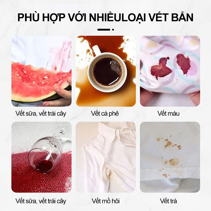 Bột Tẩy Trắng Enzyme Sinh Học Chuyên Sâu - Khử Ố Vàng, Tẩy Mốc Quần Áo Hiệu Quả, An Toàn Cho Da Tay - Combo 1-2-3 Lọ