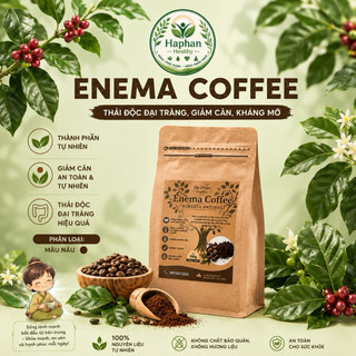 ( TẶNG THÌA ĐỊNH LƯỢNG) 500g Cà phê hữu cơ thải độc đại tràng, nâu