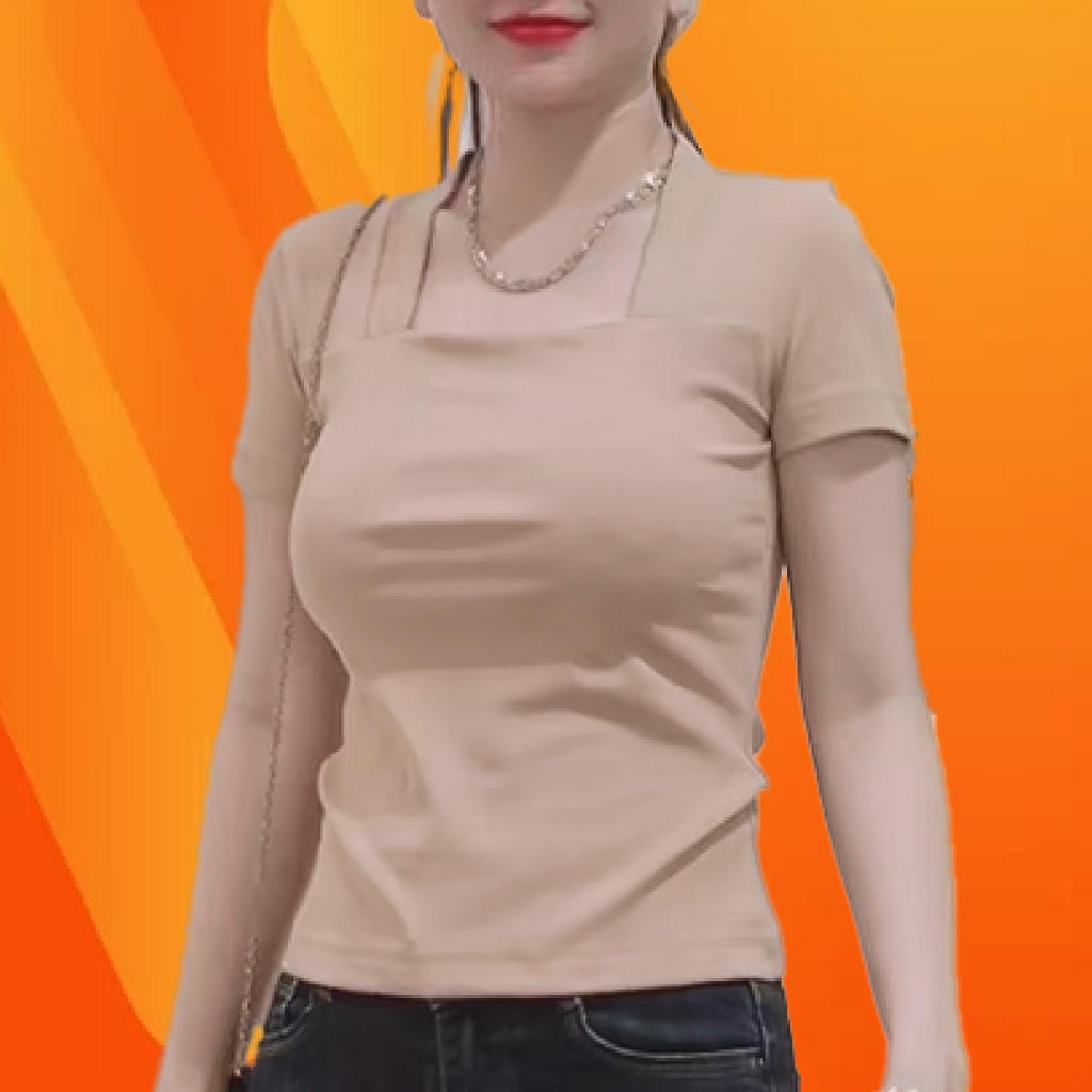 Áo Ôm Body Nữ Ngắn Tay 𝗟𝗮𝗻𝗹𝗲𝗲 𝗦𝘁𝗼𝗿𝗲 Mã 0U