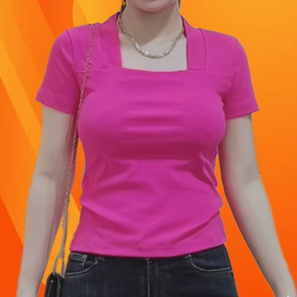 Áo Ôm Body Nữ Ngắn Tay 𝗟𝗮𝗻𝗹𝗲𝗲 𝗦𝘁𝗼𝗿𝗲 Mã 0U