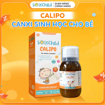 Canxi Hướng Đích Cho Bé SOLECHILD Calipo Giúp Bổ Sung Canxi Cho Bé Phát Triển Chiều Cao