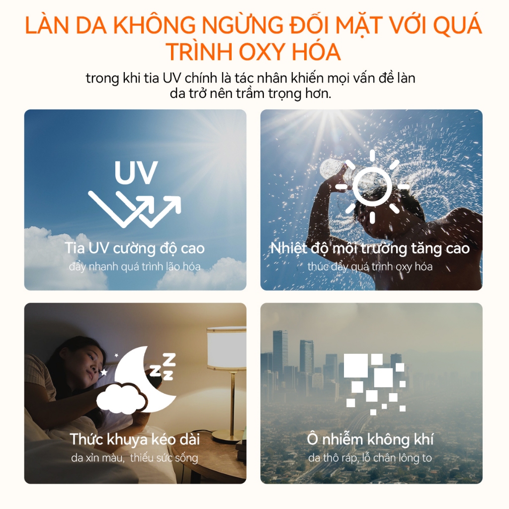 LANBENA [ COMBO  Kem Dưỡng Da Mặt + Mặt Nạ Thạch Collagen 5PCS]Làm Sáng Đều Màu Da Dưỡng ẩm Trắng Da, Săn Chắc Da