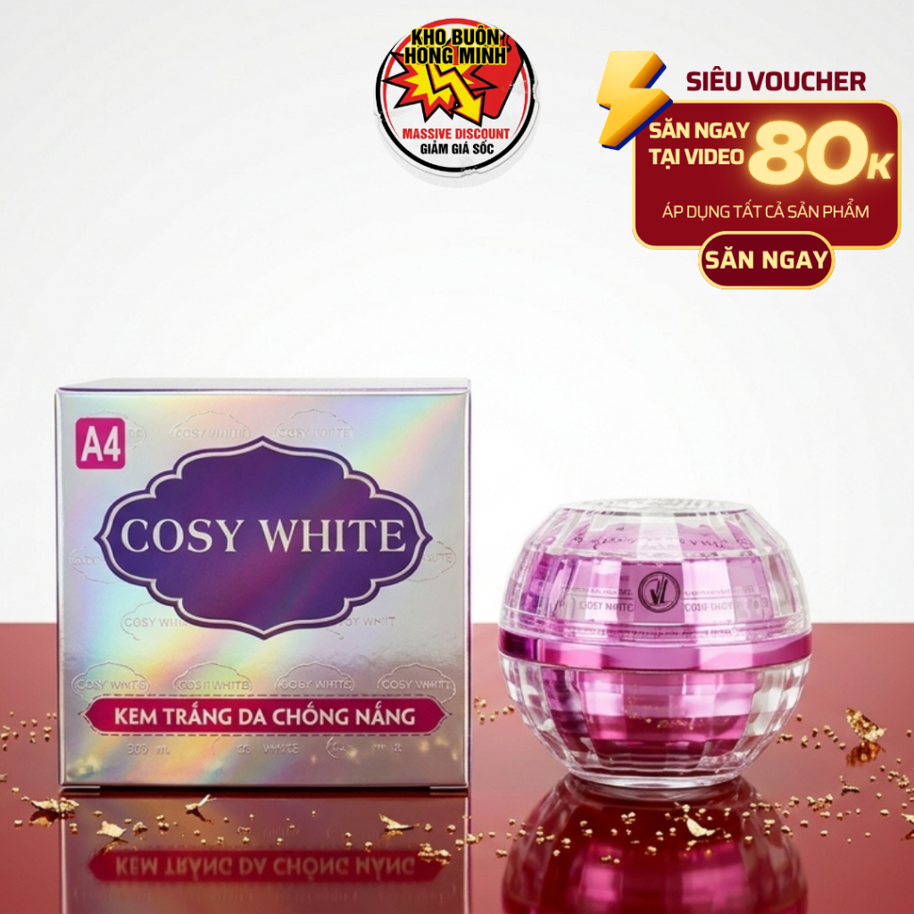 Kem Dưỡng Da Cosy White A4 Cao Cấp - Chống Nắng, Dưỡng Trắng, Giữ Ẩm Da