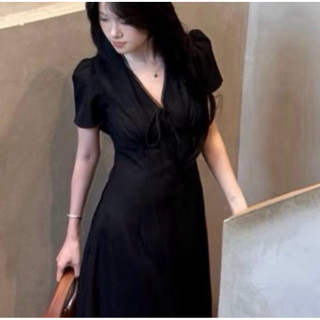 (T108) (Dáng Ngắn) Váy Cổ Ren Cộc Tay (có quần bảo hộ)