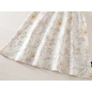 Váy Cho Bé Gái, Váy Tiểu Thư Thiết Kế Cổ Sen Họa Tiết Hoa Nhí Dễ Thương Chất Liệu Cotton Mềm Mại