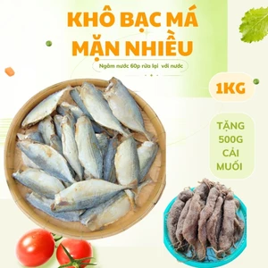 KHÔ CÁ BẠC MÁ MẶN RẤT NHIỀU .1KG TẶNG 500G Củ CẢI MUỐI. GIÁ TẠI XƯỞNG