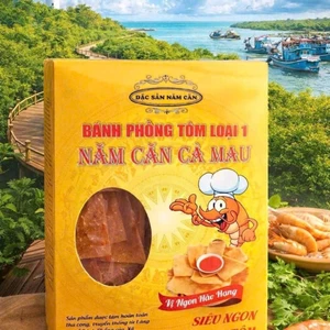 BÁNH PHÒNG TÔM NĂM CĂN ĐẶC SẢN CÀ MAU . GIÁ TẠI XƯỞNG