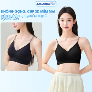 Áo ngực nữ su thiết kế Hở Lưng tàng hình không gọng mút mỏng mềm mại thoáng khí ZANABRA 925