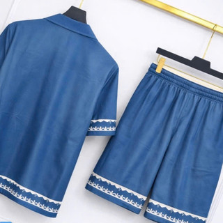 bộ sơ mi đi biển cộc tay nam nữ họa tiết hoa lá, set bộ đồ hè nhóm team building chất vải lụa PLN fashion N27