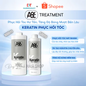 Keratin A86 Phục Hồi Tóc Hư Tổn Chính Hãng 500ml/1000ml – Phục Hồi Tóc Nát, Tóc Nhũn Bền 3 Tháng.