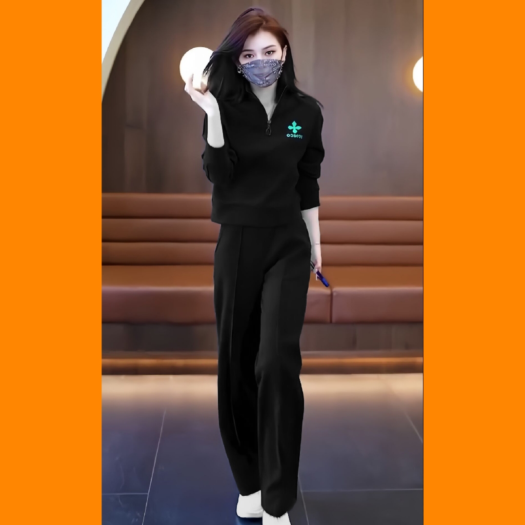 Đồ Bộ Nữ Quần Dài 𝗟𝗮𝗻𝗹𝗲𝗲 𝗙𝗮𝘀𝗵𝗶𝗼𝗻 Cổ Khóa MÃ 0K