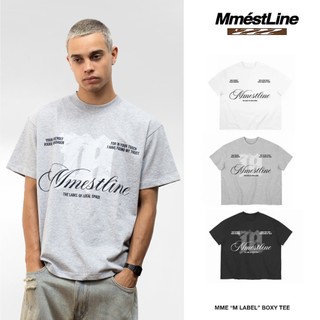 Áo thun MMESTLINE The "M" Label Form Boxy in lụa trame chất vải premium