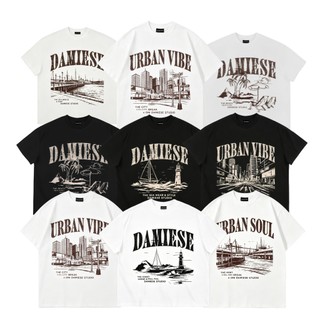 ÁO THUN Unisex BOXY LOCAL BRAND "ISLAND" COTTON 260GSM