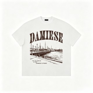 ÁO THUN Unisex BOXY LOCAL BRAND "ISLAND" COTTON 260GSM