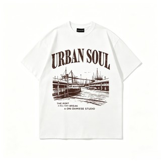 ÁO THUN Unisex BOXY LOCAL BRAND "ISLAND" COTTON 260GSM