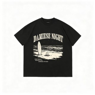 ÁO THUN Unisex BOXY LOCAL BRAND "ISLAND" COTTON 260GSM