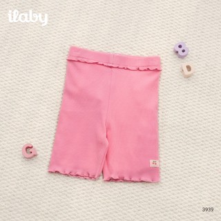 Quần legging đùi bé gái ILABY HCM chất liệu thun tăm mềm mại co giãn tốt [3939]