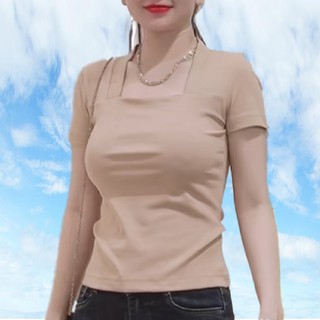 Áo Ôm Body Nữ Ngắn Tay 𝗟𝗮𝗻𝗹𝗲𝗲 𝗦𝗵𝗼𝗽 Mã 0U