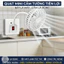 Quạt Mini 3 Cánh Treo Tường Xoay 360° – Mát Nhanh, Êm Ái, Tiết Kiệm Điện, Có Lồng Bảo Vệ An Toàn