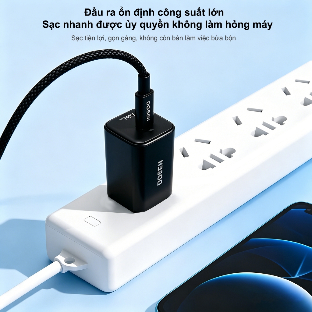 Dosen Bộ Củ Cáp Sạc Nhanh 20W An Toàn Ổn Định- Bảo Vệ Thiết Bị- Không Nóng Máy- Có Chống Nổ | BigBuy360 - bigbuy360.vn