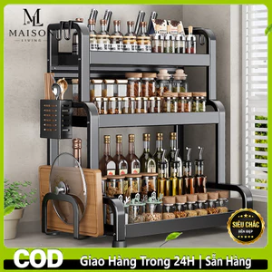 🔥Hỏa Tốc 2H🔥 Kệ Gia Vị Đa Năng Kệ Nhà Bếp Kệ Đựng Dao Thớt Kệ Đựng Chai Lọ Tiết Kiệm Không Gian Chịu Lực Tốt