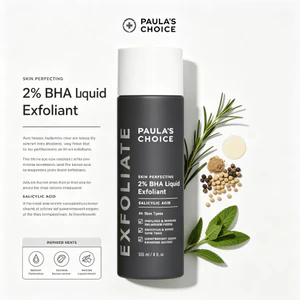 Tẩy da chết Paula’s Choice 118ml/Skin Perfecting 2% BHA Liquid Exfoliant giúp da mịn màng sáng khỏe