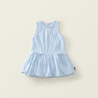 Váy Cho Bé Gái, Váy Sát Nách Suông Phối Chân Váy Bí Hot Trend Họa Tiết Nơ Nổi Bật Chất Cotton 2 Lớp