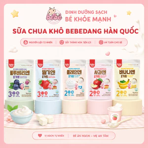 Sữa Chua Khô Sấy Lạnh Bebedang 16g Hàn Quốc cho bé ăn dặm - Công Nghệ Sấy Lạnh Giàu Lợi Khuẩn