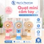 Quạt Cầm Tay Mini H137 Dễ Thương, Quạt Sạc USB Nhỏ Gọn 3 Cấp Gió Màu Pastel