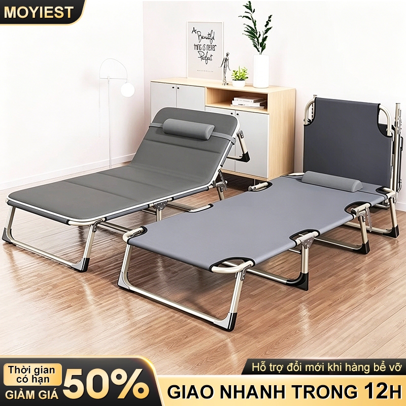 MY Giường gấp gọn thông minh Cơ chế nghiêng ổn định, khả năng chịu tải mạnh mẽ và có thể gập lại để cất giữ | BigBuy360 - bigbuy360.vn