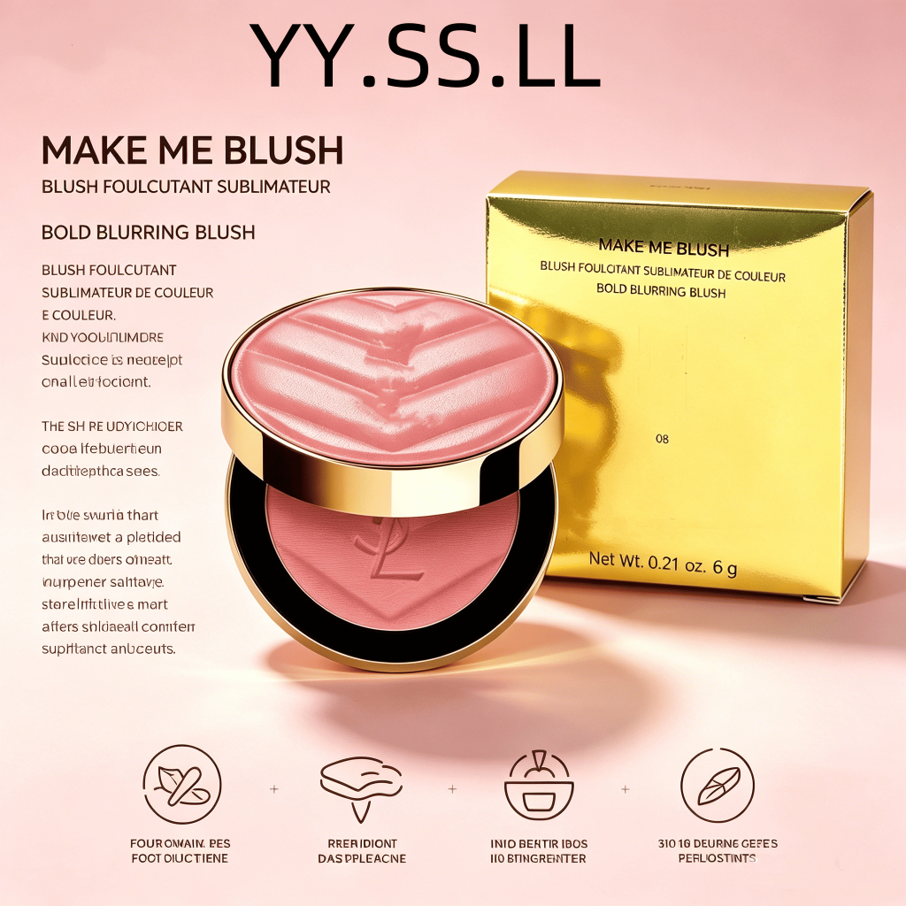 Má Hồng YY.SS.LL 6g/Le Cushion Encre de Peau Blush Mịn Nhẹ Tự Nhiên