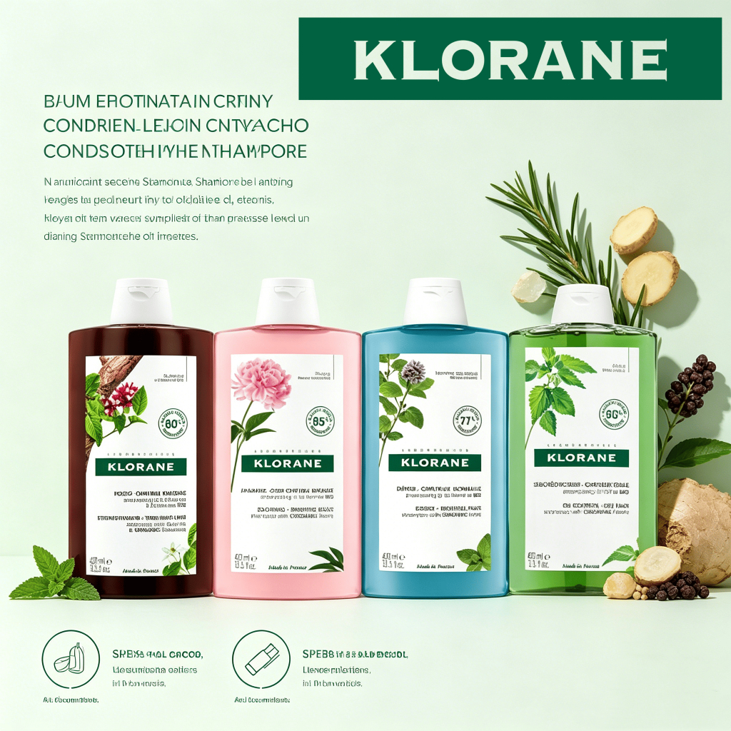 Dầu gội ngăn rụng tóc Klorane 400ml/SHAMPOO WITH QUININE AND B VITAMINS