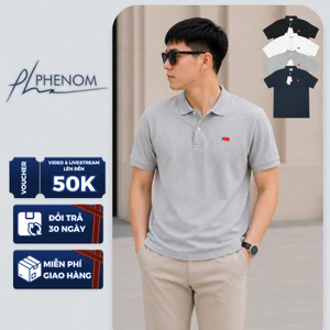 Áo Polo Lacoste Basic Thêu Cá Sấu - Polo Nam Vải Cotton Piquet Dày Mịn, Đứng Form - PHENOM