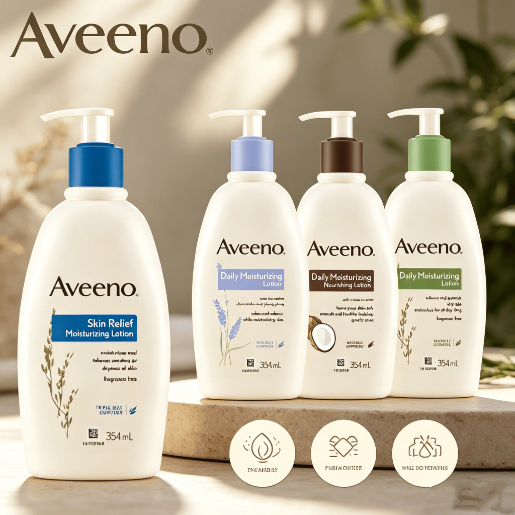 Sữa dưỡng thể Aveeno 354ml/Lotion Pelembap untuk Kulit Normal&Kering/Nhập khẩu từ Hồng Kông