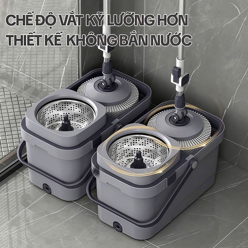 Bông Lau Nhà Thay Thế KITIMOP KS360-1, Dùng Cho Cây Lau Nhà Xoay 360 Độ KITIMOP KS360
