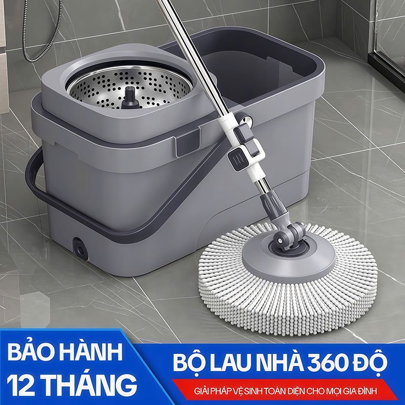 Bông Lau Nhà Thay Thế KITIMOP KS360-1, Dùng Cho Cây Lau Nhà Xoay 360 Độ KITIMOP KS360