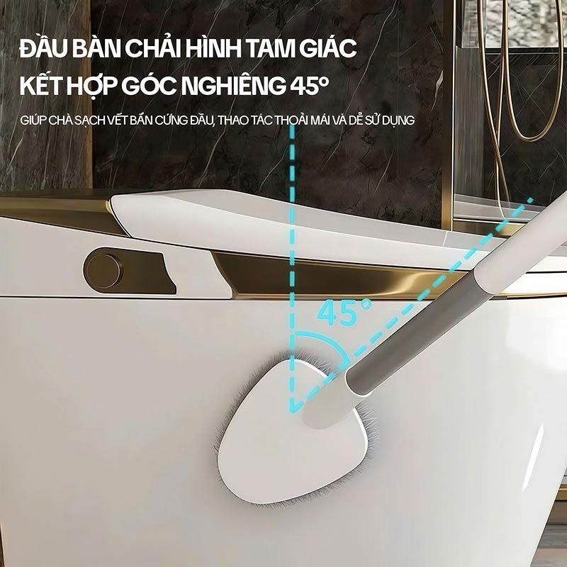 Cây Chà Bồn Cầu KITIMOP TL05, Chổi Cọ Bồn Cầu, Cọ Bồn Cầu Nhà Vệ Sinh