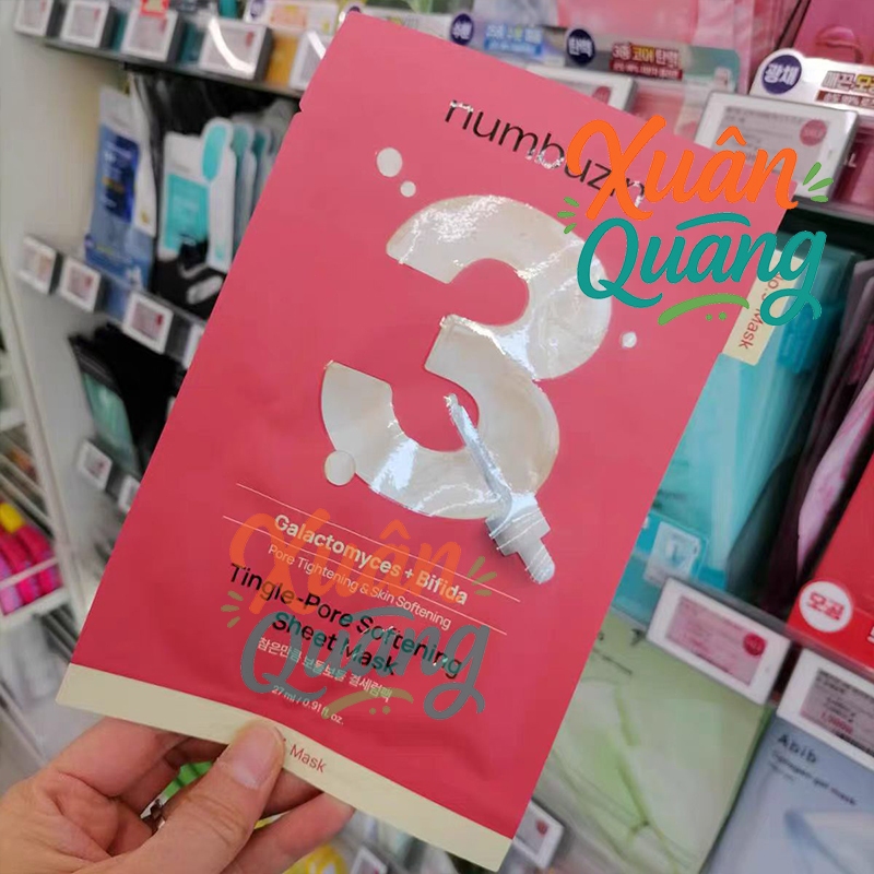 Mặt nạ NUMBUZIN dưỡng ẩm sâu, phục hồi da - No.1 / No.2 / No.3 / No.4 / No.5 / No.9 Sheet Mask 4ea