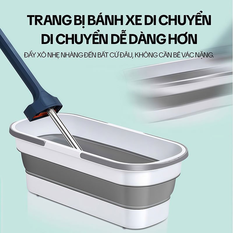 Xô Đựng Nước TANK-01, Xô Gấp Gọn, Xô Lau Nhà, Thau Giặt Đồ Gấp Gọn