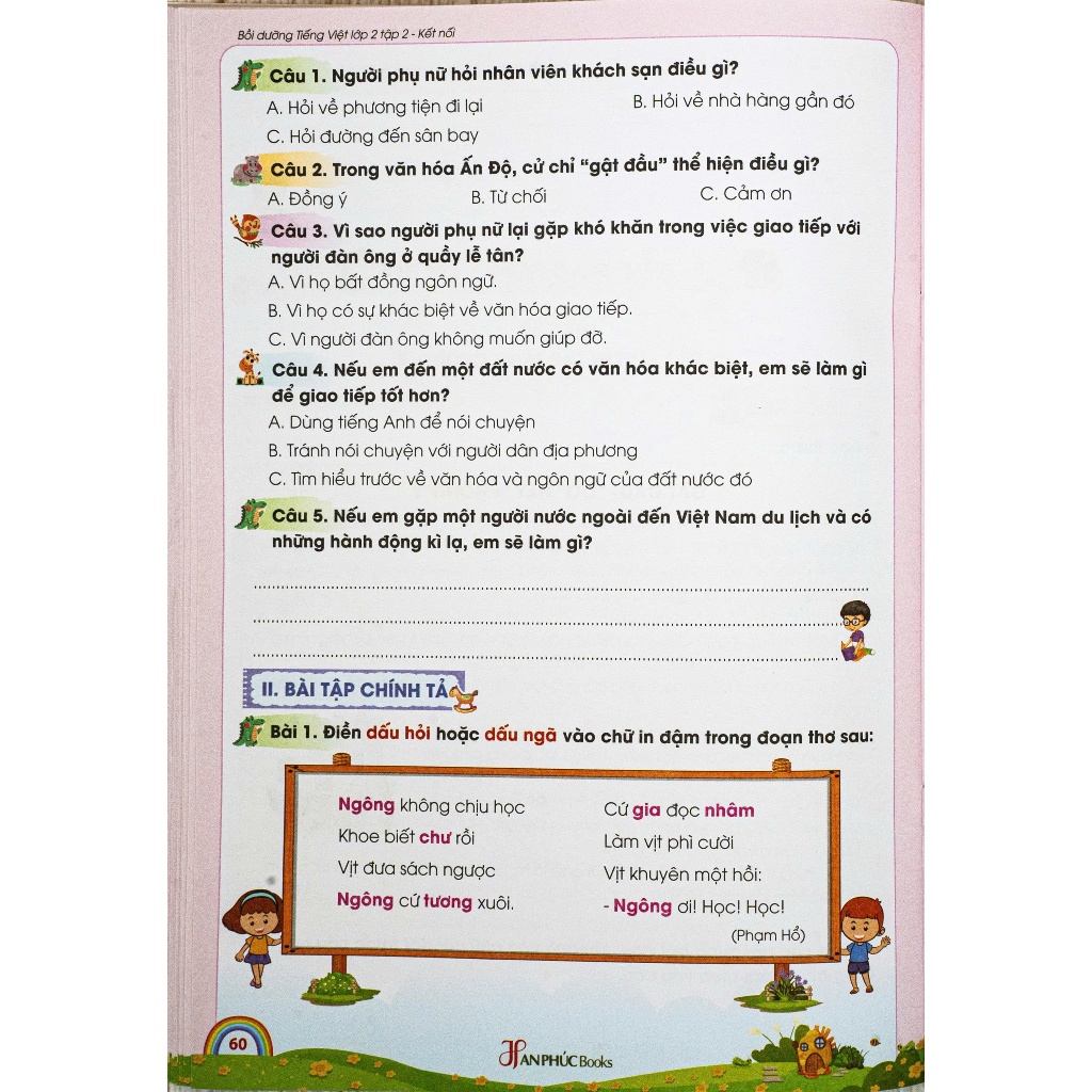 Sách - H An Phúc Vở Bồi Dưỡng Tiếng Việt lớp 2 tập 2 Kết nối tri thức với cuộc sống