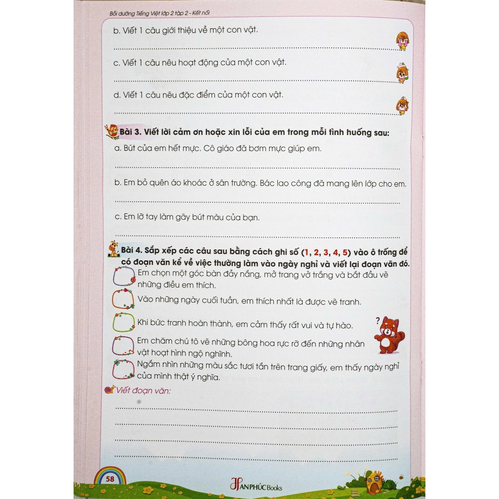Sách - H An Phúc Vở Bồi Dưỡng Tiếng Việt lớp 2 tập 2 Kết nối tri thức với cuộc sống