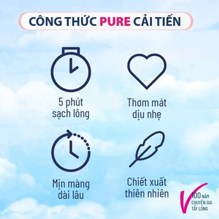 Kem Tẩy Lông Veet Silk & Fresh Nhẹ Dịu An Toàn Loại Bỏ Lông Mịn Màng Tức Thì 100ML