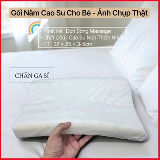 ☪️SIÊU ÊM ÁI☪️Gối Nằm Cho Bé Cao Su Non Thiên Nhiên Đàn Hồi, Thoáng Khí - Chăn Ga Sỉ HCM