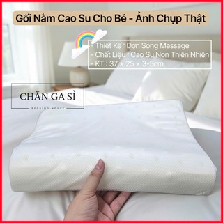 ☪️SIÊU ÊM ÁI☪️Gối Nằm Cho Bé Cao Su Non Thiên Nhiên Đàn Hồi, Thoáng Khí - Chăn Ga Sỉ HCM
