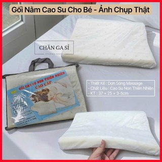 ☪️SIÊU ÊM ÁI☪️Gối Nằm Cho Bé Cao Su Non Thiên Nhiên Đàn Hồi, Thoáng Khí - Chăn Ga Sỉ HCM